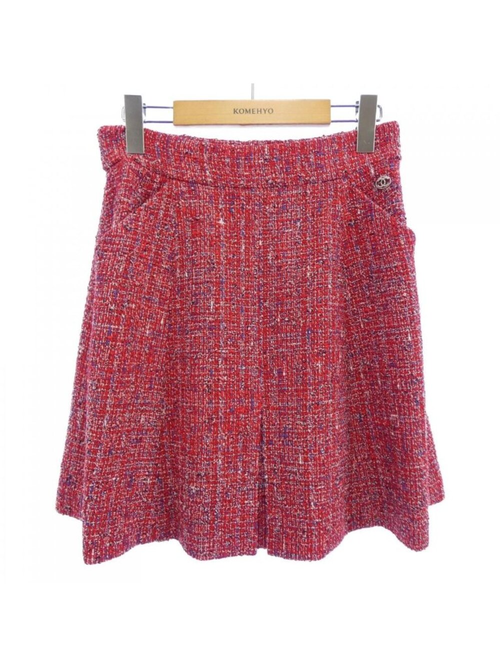 Chanel 19P Skirt Red